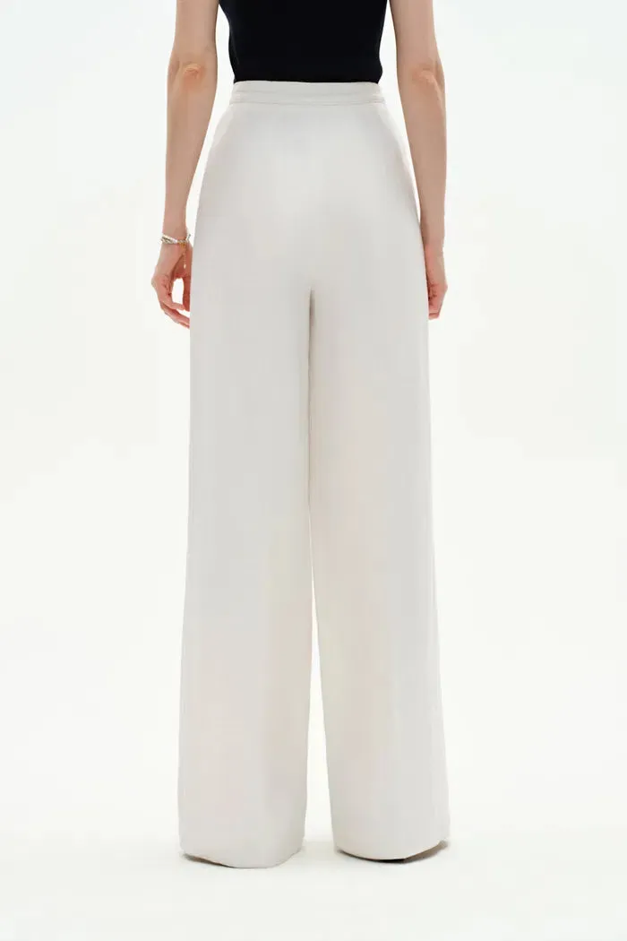 Perla Drawstring Casual Pants in Hemp