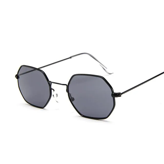 Polygon Clear Lens  Sunglasses