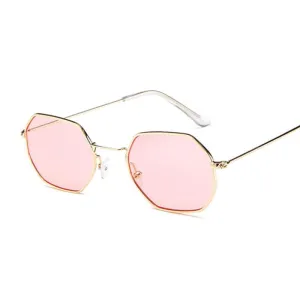 Polygon Clear Lens  Sunglasses
