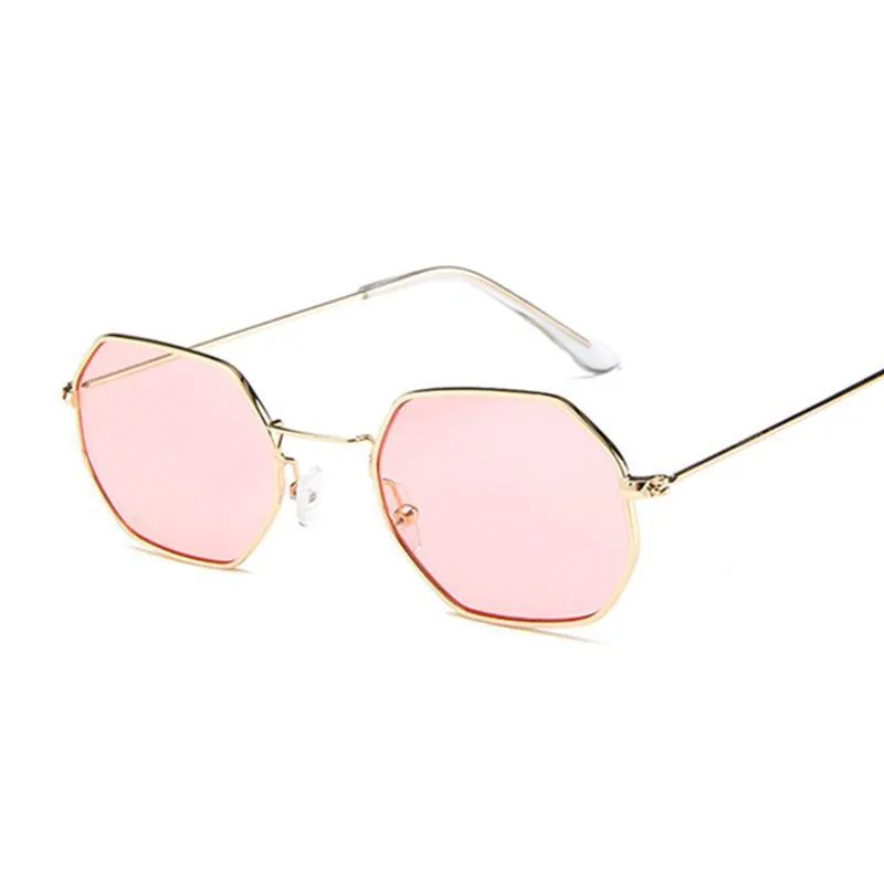 Polygon Clear Lens  Sunglasses
