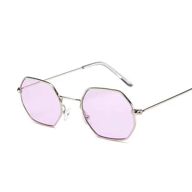 Polygon Clear Lens  Sunglasses