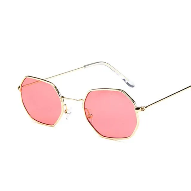 Polygon Clear Lens  Sunglasses