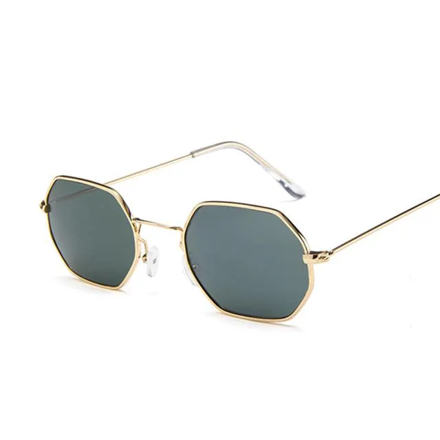 Polygon Clear Lens  Sunglasses