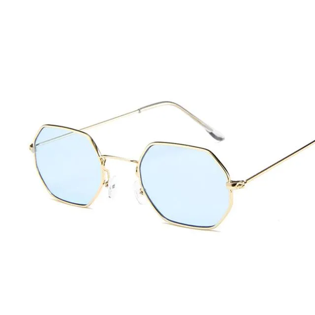 Polygon Clear Lens  Sunglasses