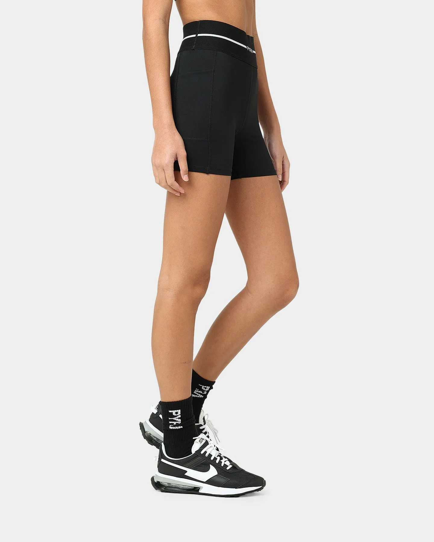 PYRA Women's Summit Bike Shorts Black/White