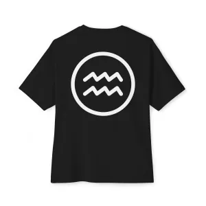 "A.Q.U.A.R.I.U.S." Unisex Oversized Boxy Tee
