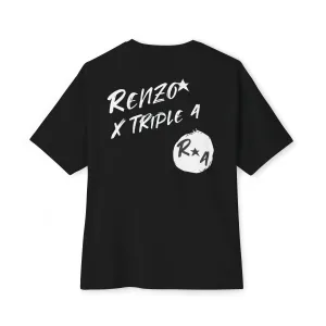 "Triple 4 Records" Unisex Oversized Boxy Tee