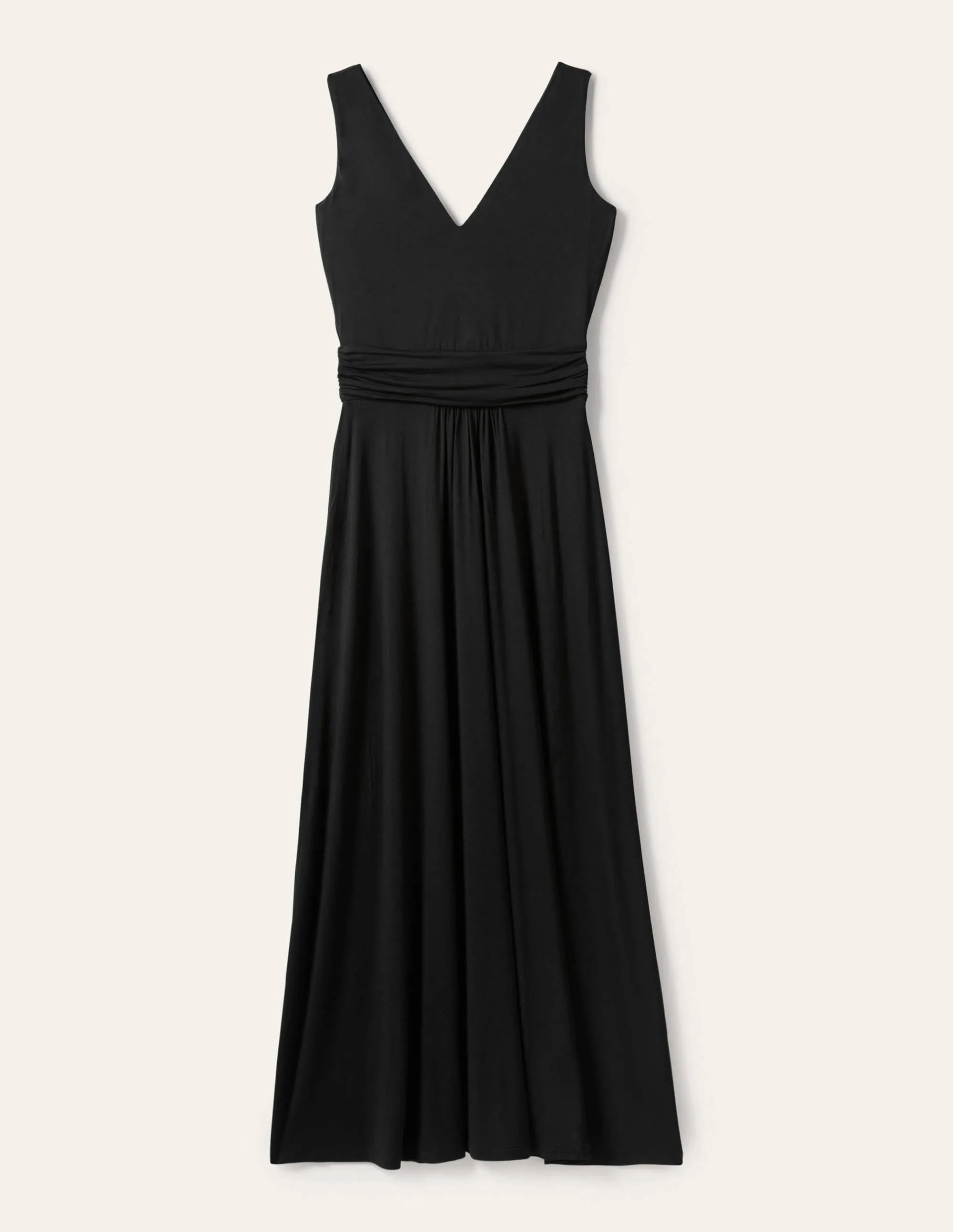 Sienna Jersey Maxi Dress-Black