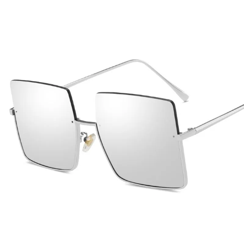 TEEK - Bizzy Boss Bottom Frame Square Sunglasses