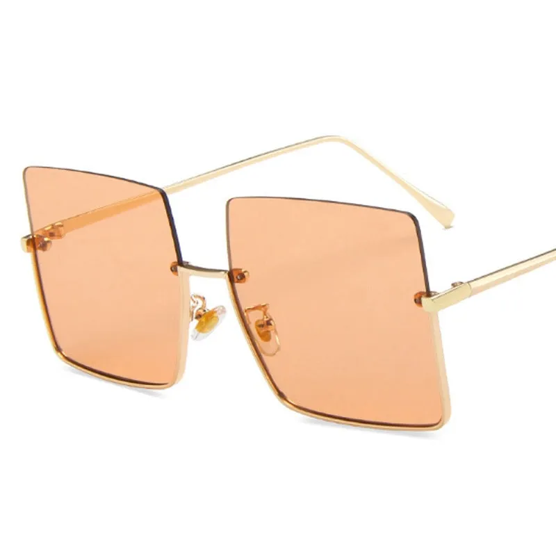 TEEK - Bizzy Boss Bottom Frame Square Sunglasses