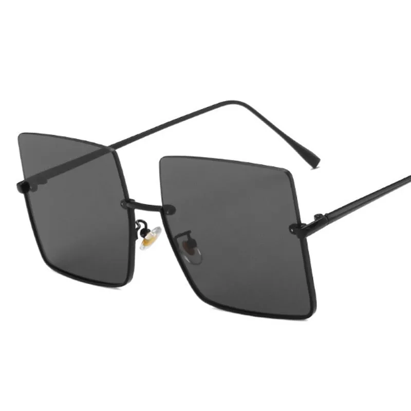 TEEK - Bizzy Boss Bottom Frame Square Sunglasses