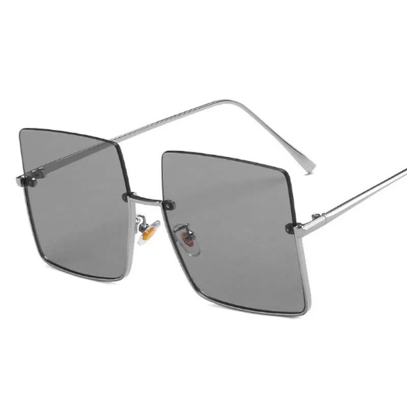 TEEK - Bizzy Boss Bottom Frame Square Sunglasses