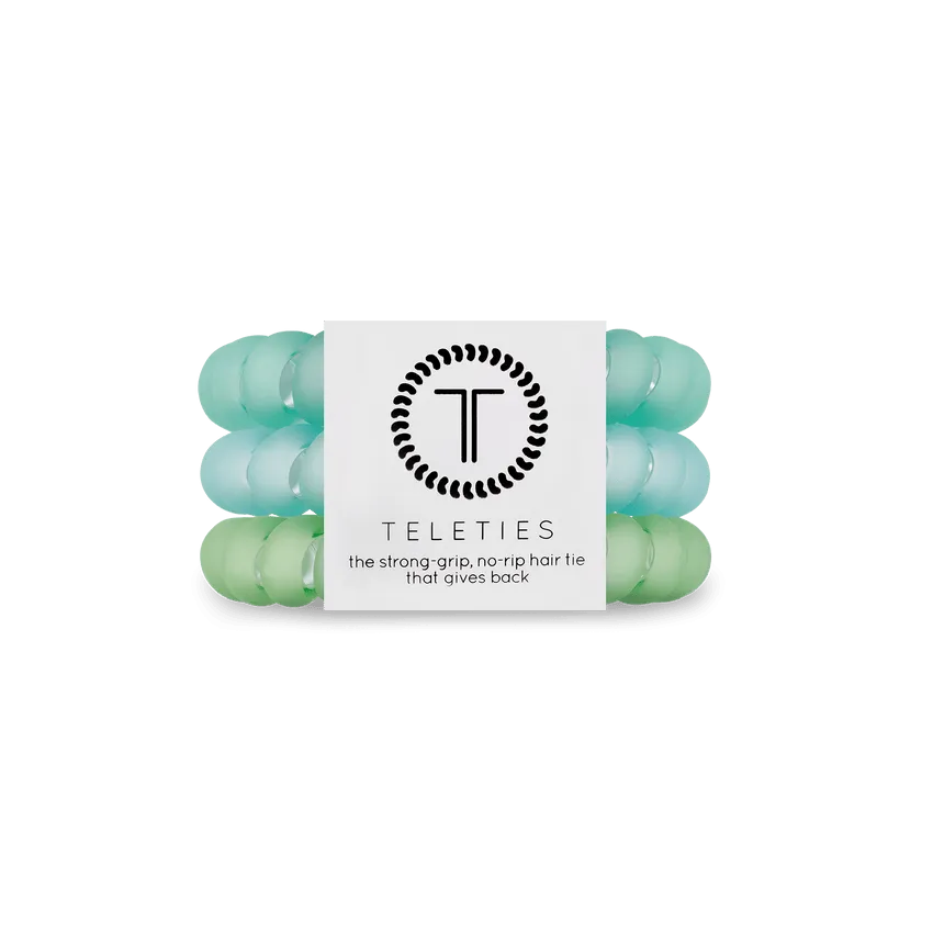 Turquoise Matte Large Teleties