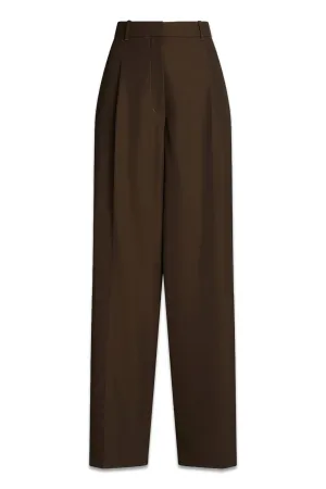 Twill Wide-leg Pants