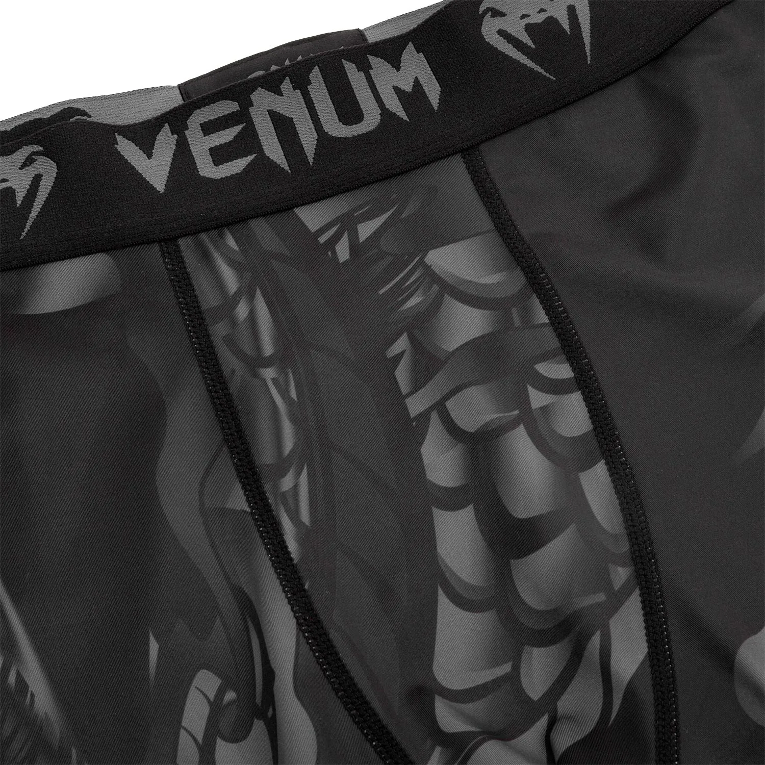 Venum Dragon's Flight Compression Tights - Black/Black