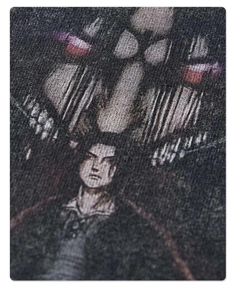 Vintage Attack on Titan T-Shirt - Premium Distressed Anime Graphic Tee for Fans
