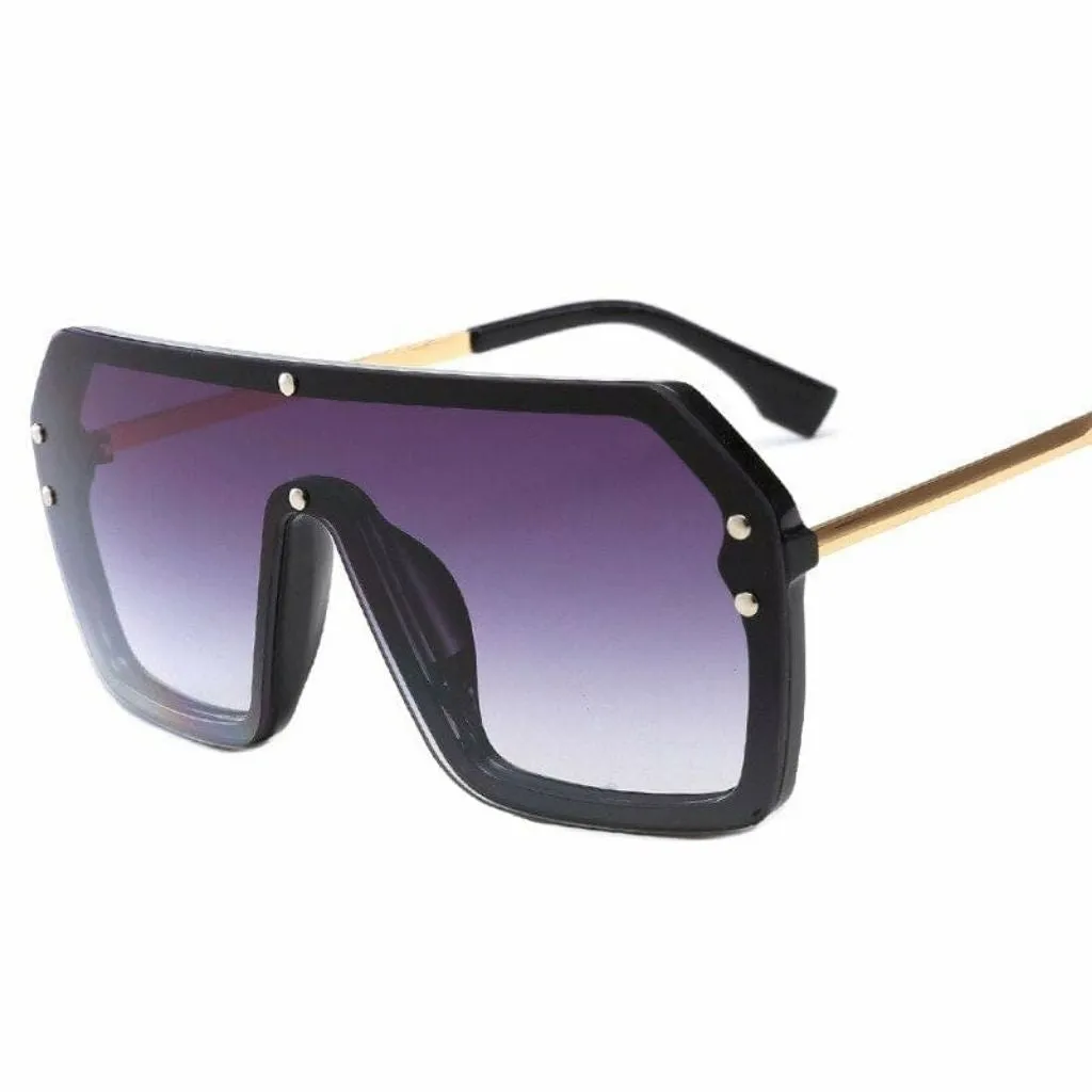Wayfarer Square Oversized Sunglasses For Men And Women