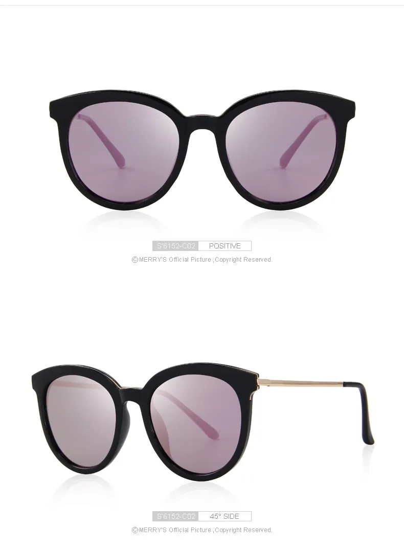 Women's Brand Designer Cat Eye Polarized Sunglasses 100% UV Protection