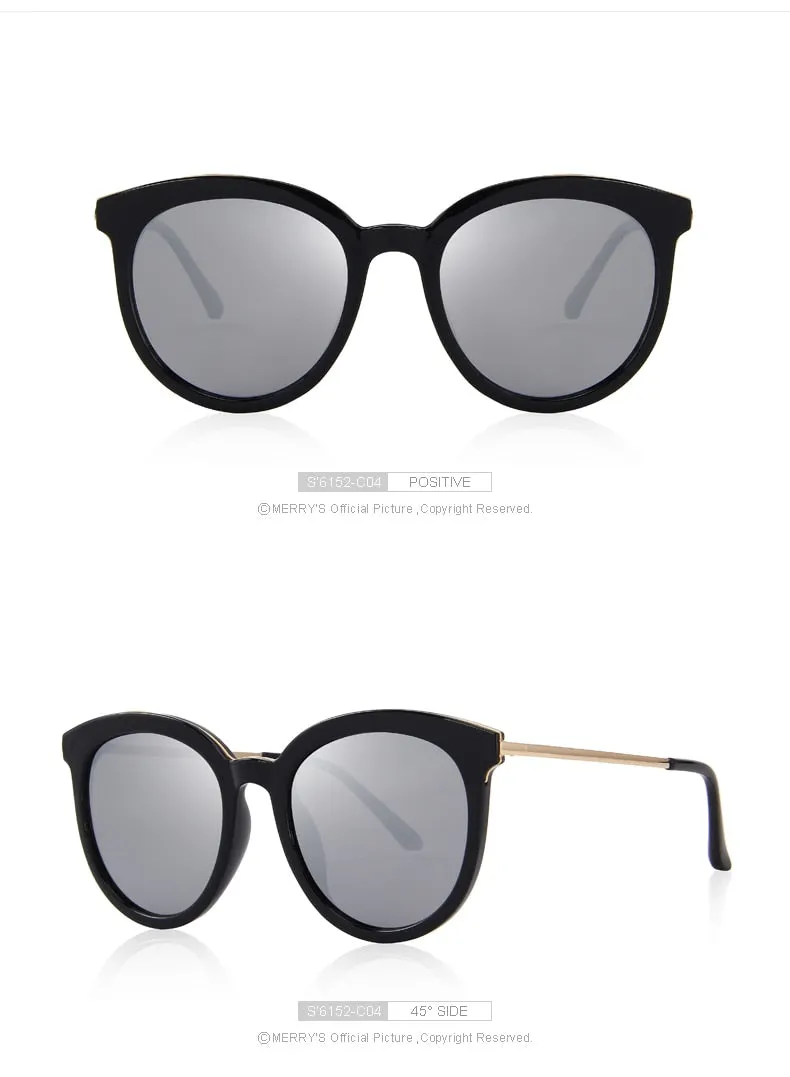 Women's Brand Designer Cat Eye Polarized Sunglasses 100% UV Protection