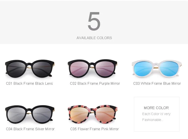 Women's Brand Designer Cat Eye Polarized Sunglasses 100% UV Protection