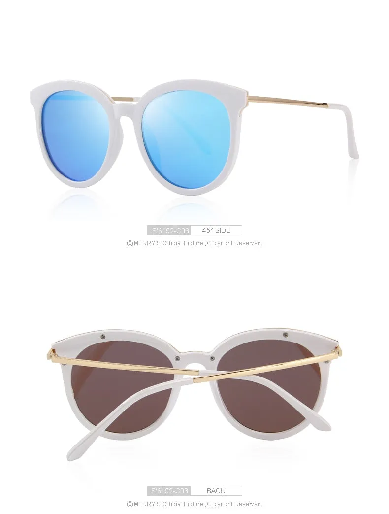 Women's Brand Designer Cat Eye Polarized Sunglasses 100% UV Protection