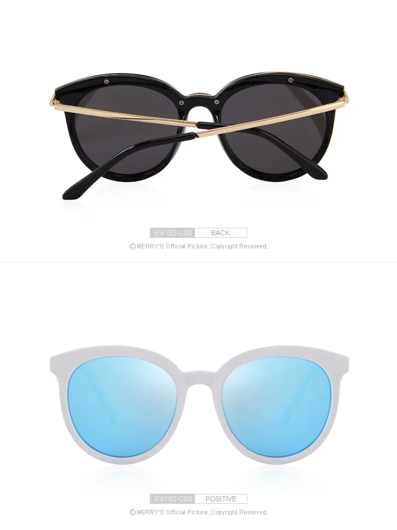 Women's Brand Designer Cat Eye Polarized Sunglasses 100% UV Protection