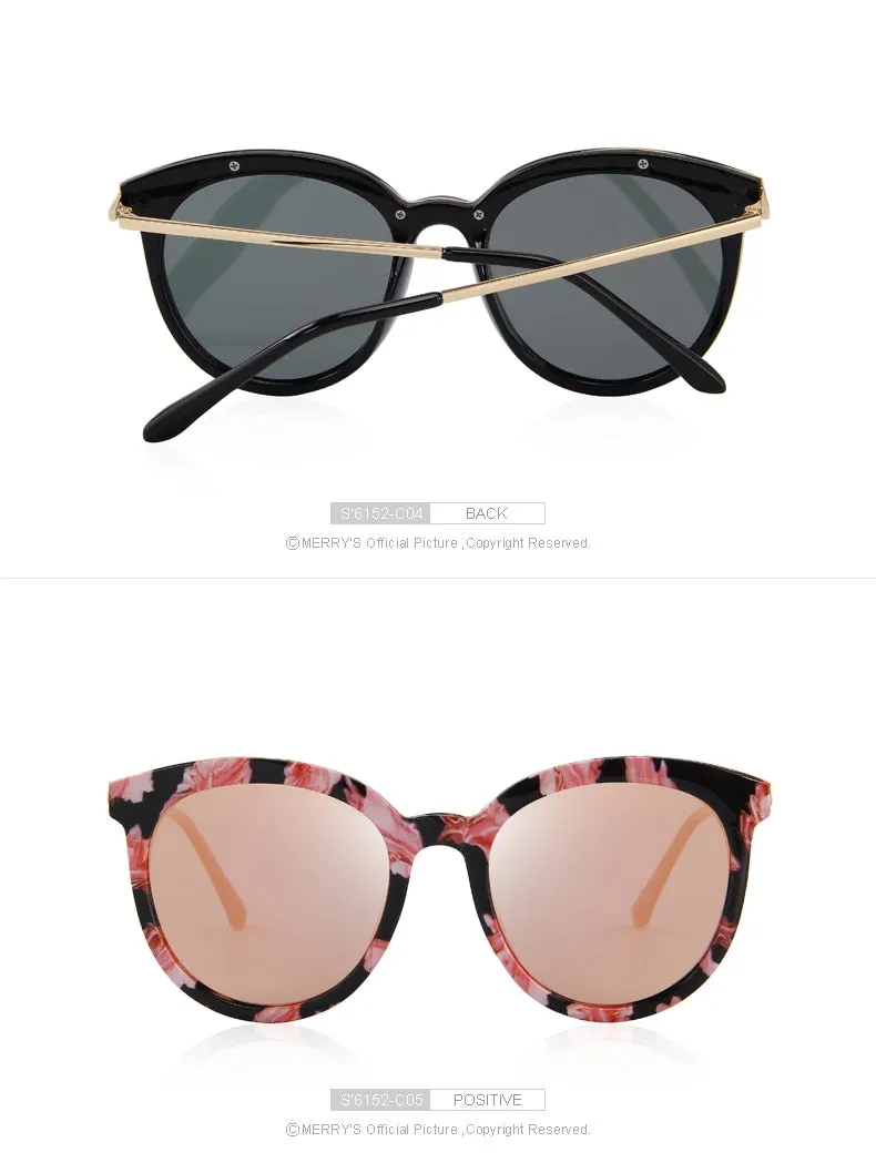 Women's Brand Designer Cat Eye Polarized Sunglasses 100% UV Protection
