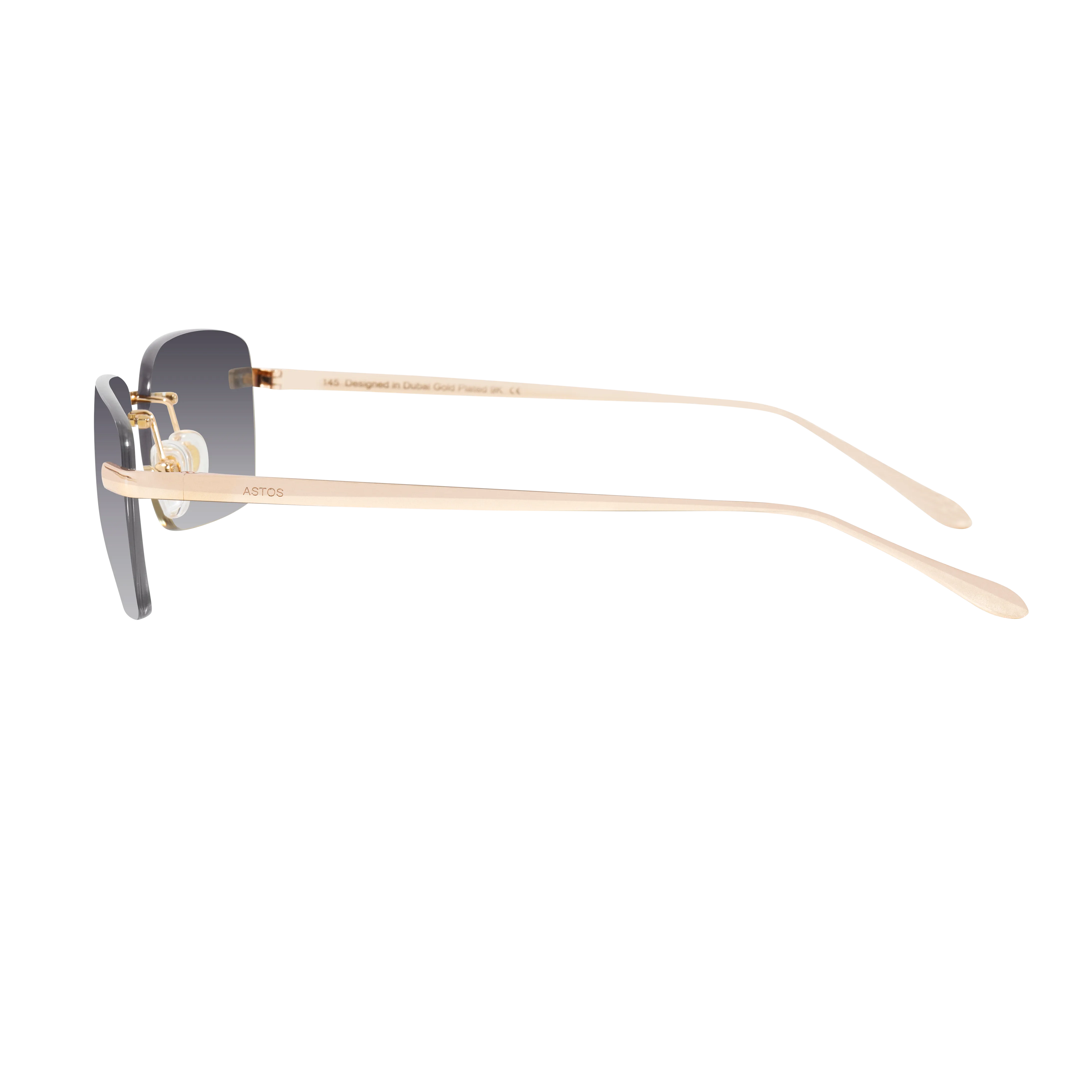 Women's Eyewear Black gradient | 9K Gold plated