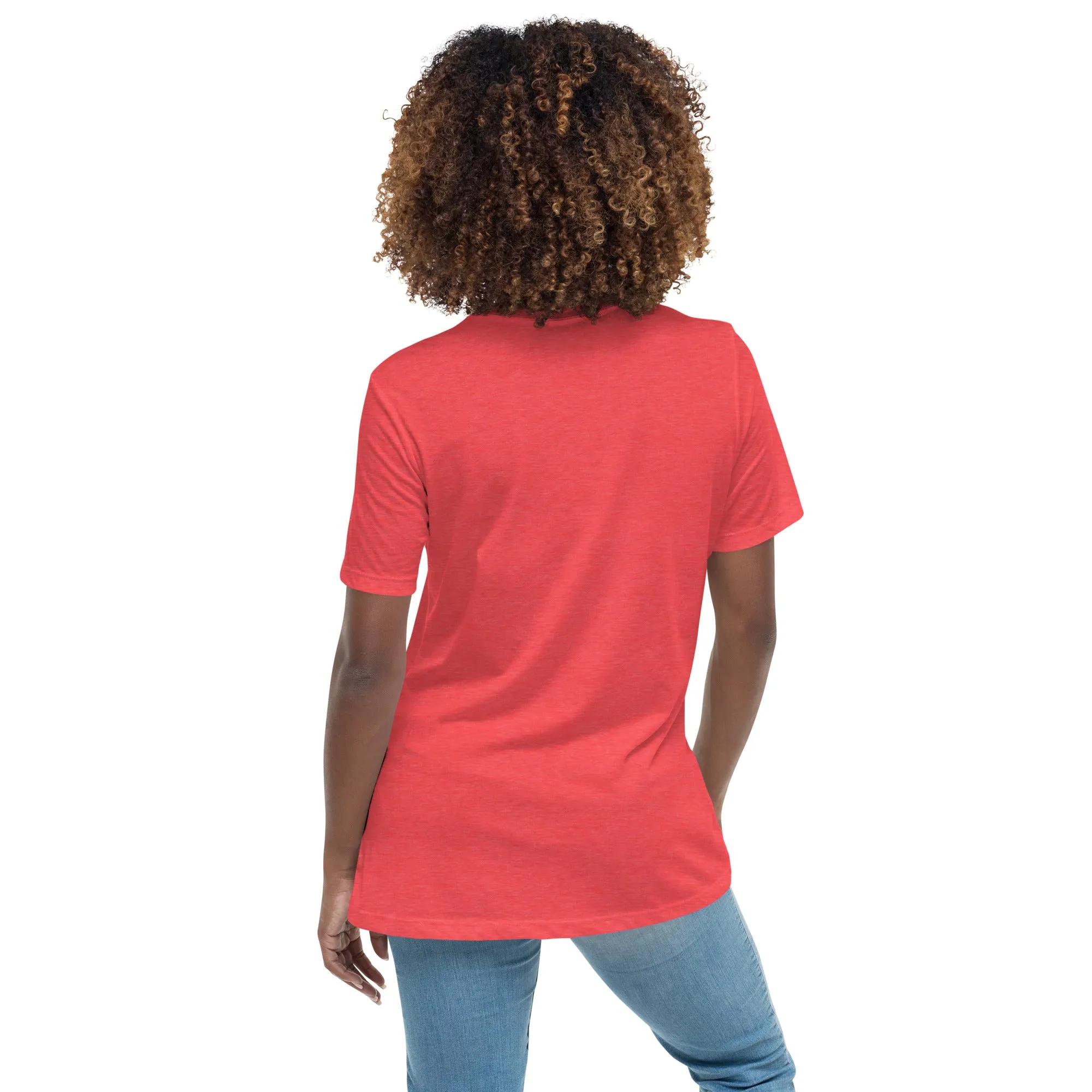 women's relaxed fit t-shirt: challenge / cheese